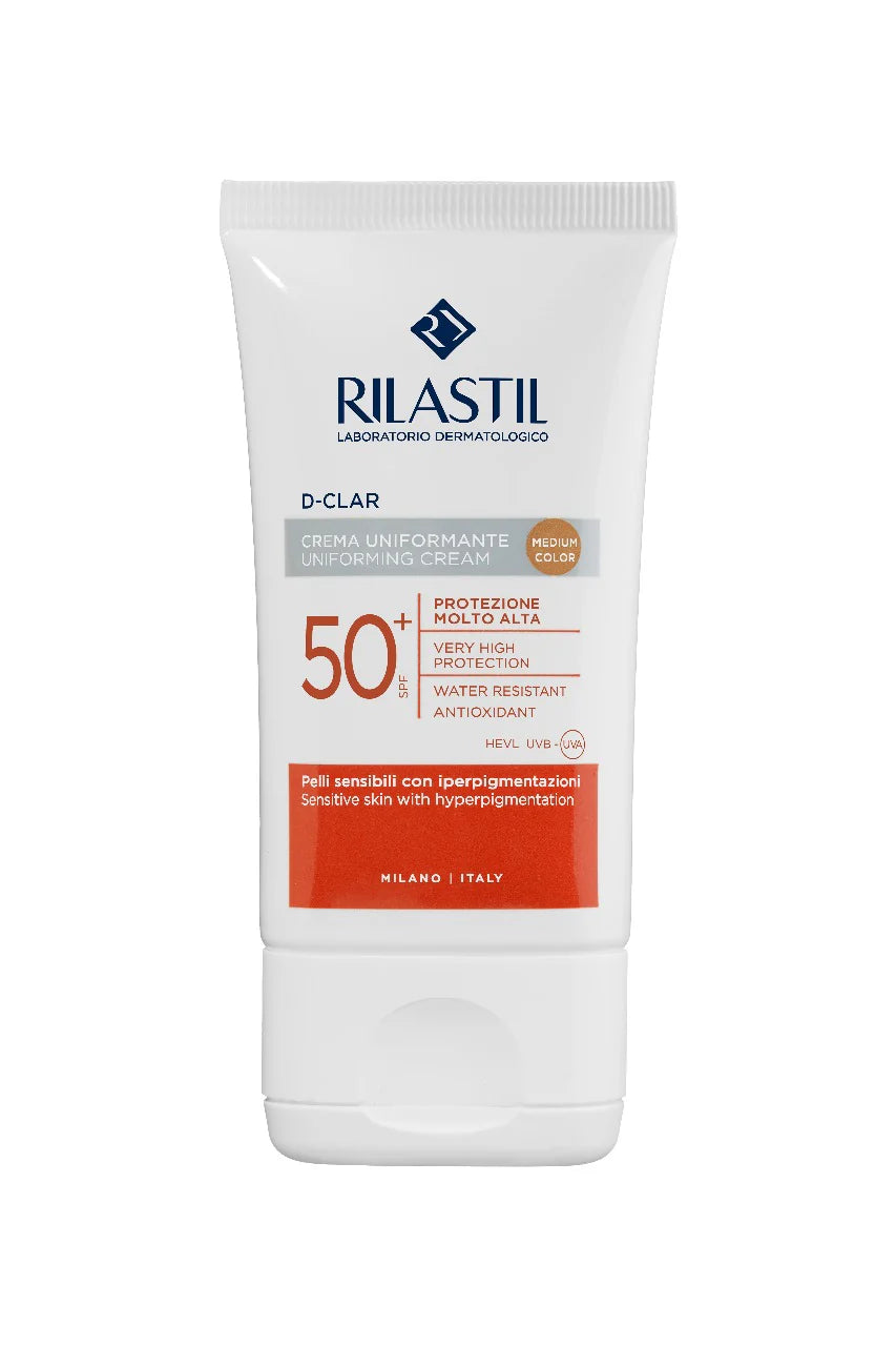 RILASTIL D-CLAR UNIFORMING CREAM PPT SPF 50+ MEDIUM 40ML
