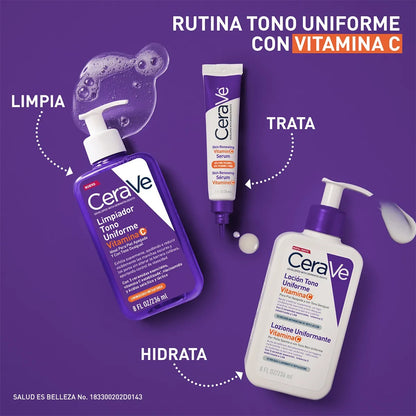 CERAVE Limpiador tono uniforme VitaminaC 236ml