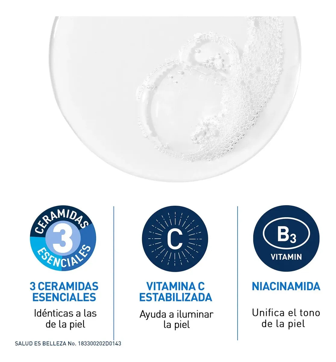 CERAVE Limpiador tono uniforme VitaminaC 236ml