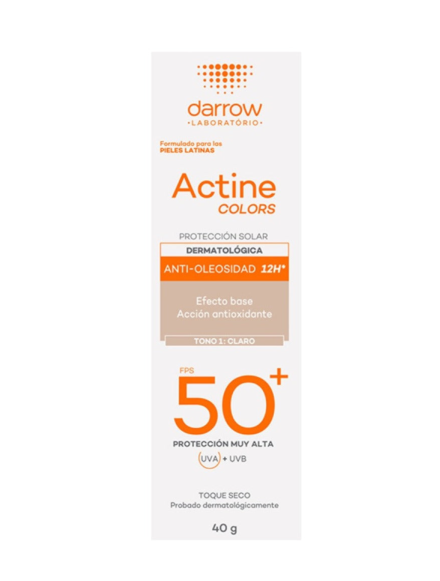 DARROW Actine colors fps50+ Tono 1: Claro 40g