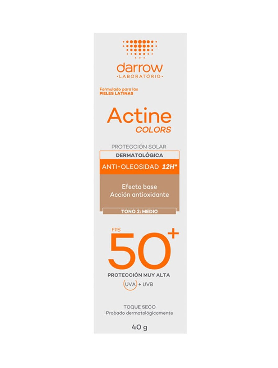 DARROW Actine colors fps50+ Tono 3: Medio Oscuro 40g