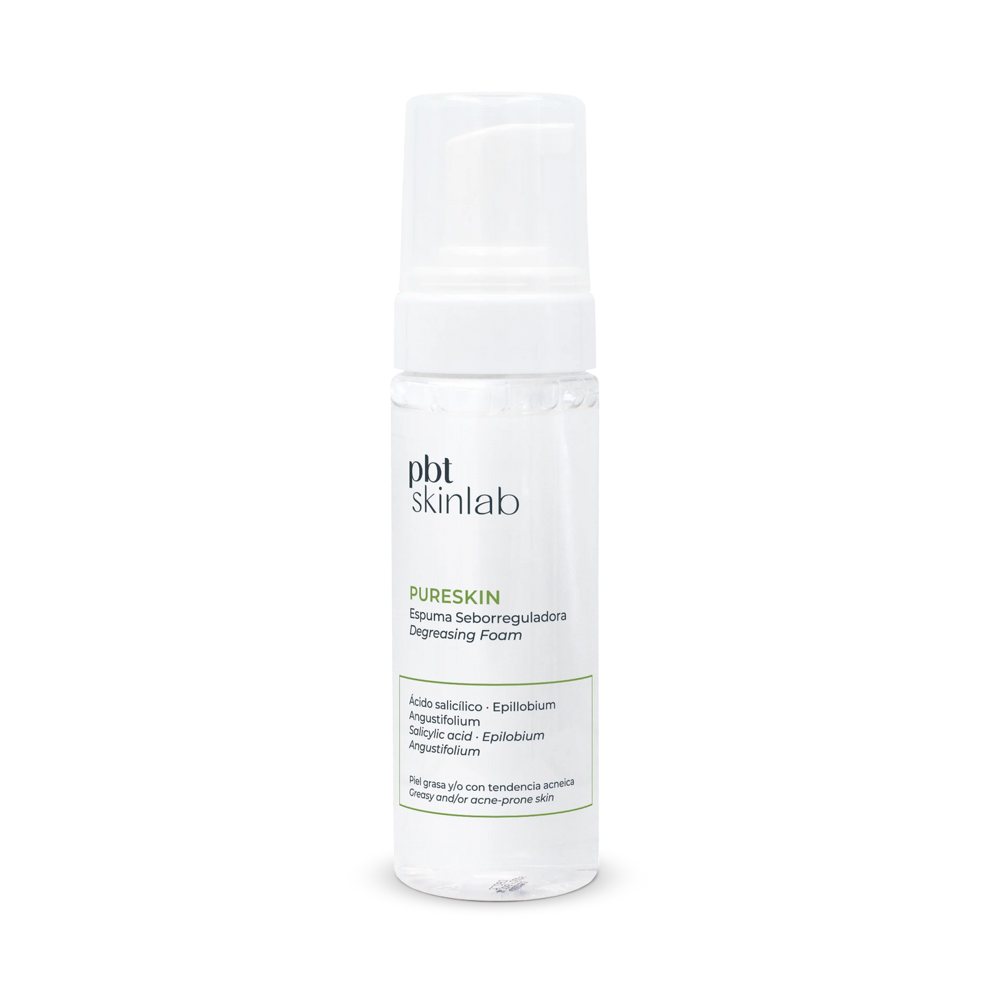 Pbt skinlab PURESKIN ESPUMA LIMPIADORA 150ml