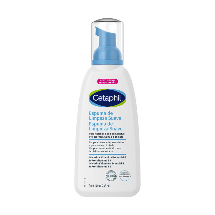 CETAPHIL Espuma de limpieza suave 236ml