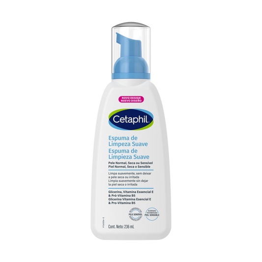 CETAPHIL Espuma de limpieza suave 236ml