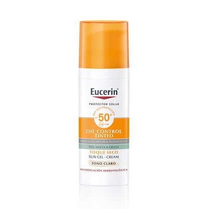 EUCERIN Sun face oil control tono claro fps50+ 50ml