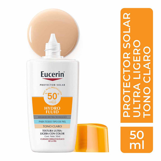 EUCERIN Sun face hydro fluid FPS50+ tono claro 50ml
