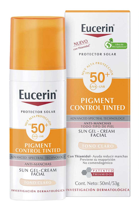 EUCERIN Sun facial pigment control tono claro spf50+ 50ml