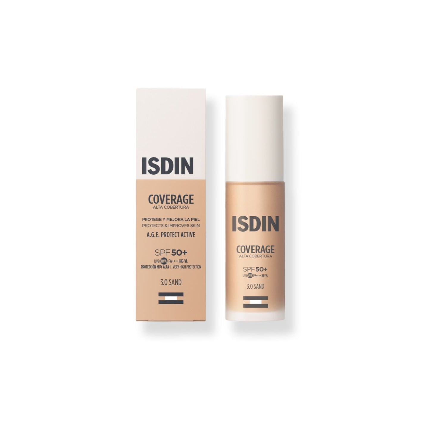 ISDIN COVERAGE FPS50+ 3.0 Sand 30ml
