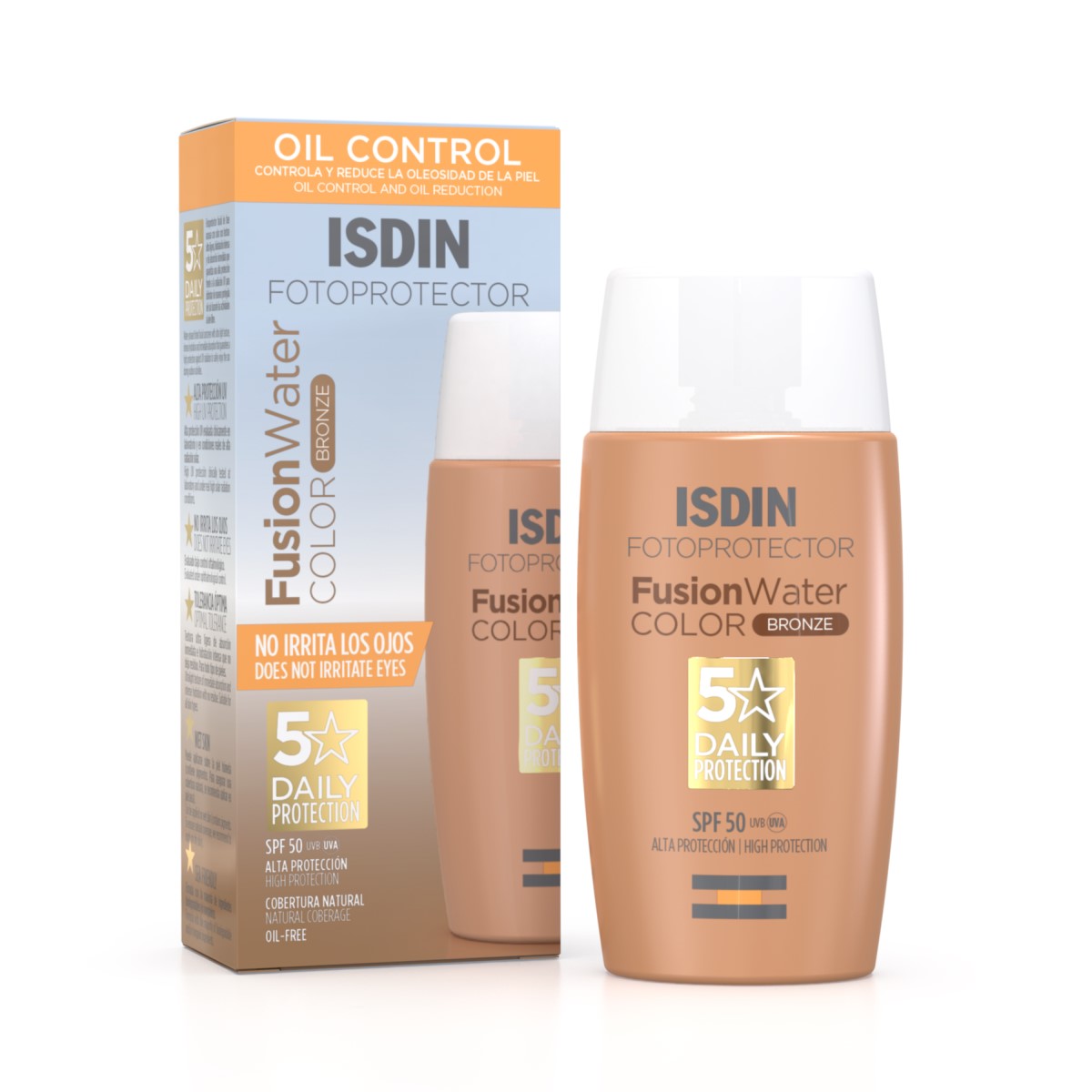 ISDIN FUSION WATER color bronze spf50+