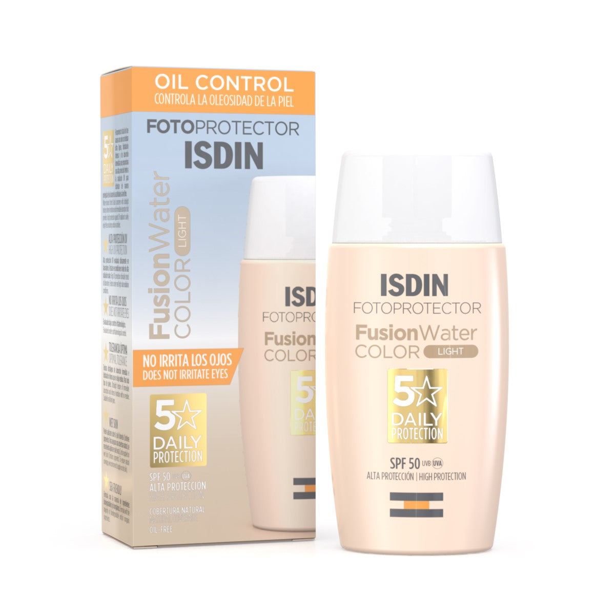 ISDIN FUSION WATER color light spf50+