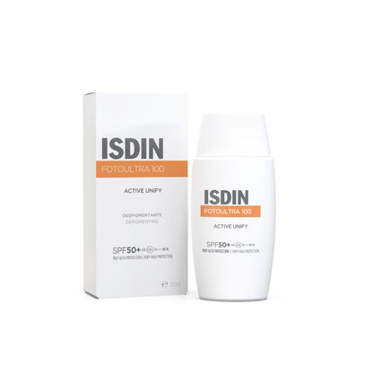 ISDIN Fotoultra 100 Active unify sin color spf50+ 50ml
