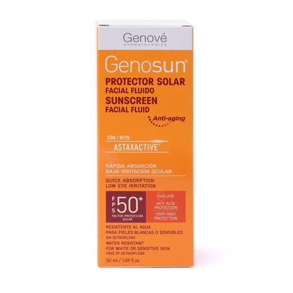 OUTLET GENOVÉ Genosun protector solar facial Spf50+ 50ml