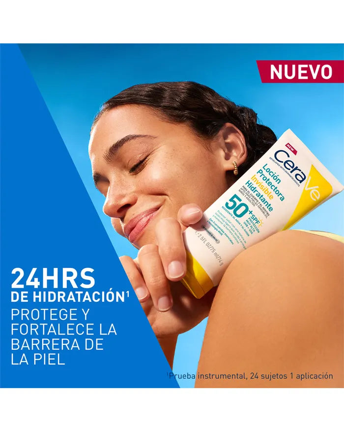 CERAVE Loción protectora invisible hidratante fps50+ 75ml