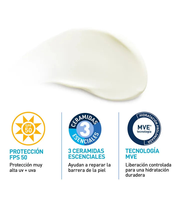 CERAVE Loción protectora invisible hidratante fps50+ 75ml