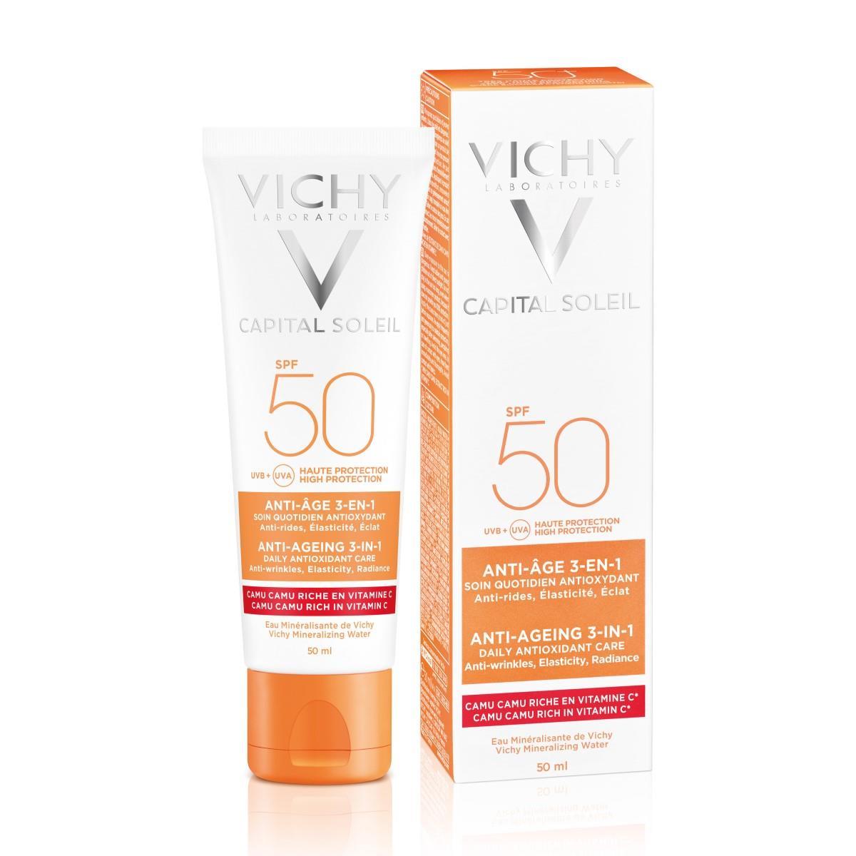 VICHY Ideal Soleil anti edad fps 50+ 50ml