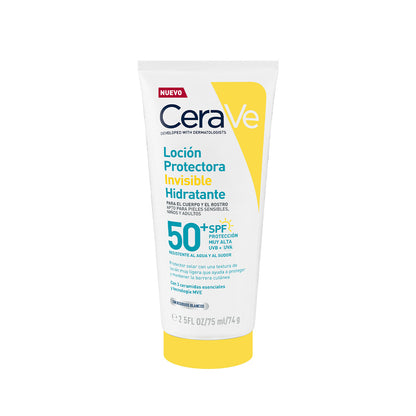 CERAVE Loción protectora invisible hidratante fps50+ 75ml