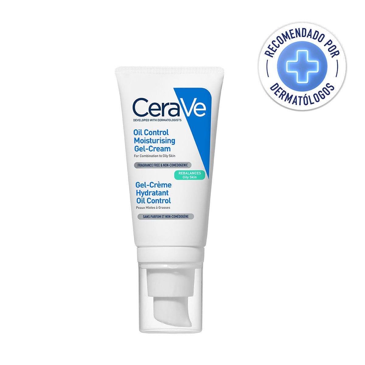 CERAVE Gel-crema hidratante para piel grasa 52ml