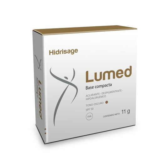 HIDRISAGE Lumed Base compacta tono oscuro 11g