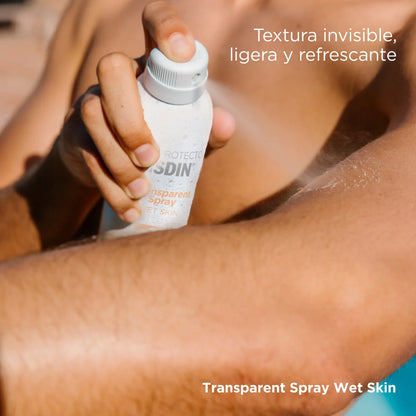 ISDIN Fotoprotector transparent spray wet skin FPS50+ 250ml