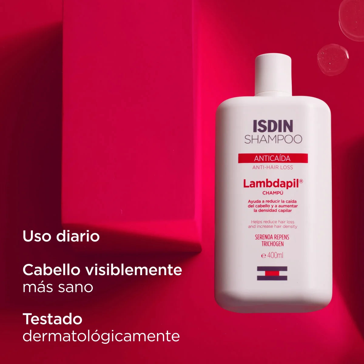 ISDIN LAMBDAPIL Shampoo anticaída 400ml