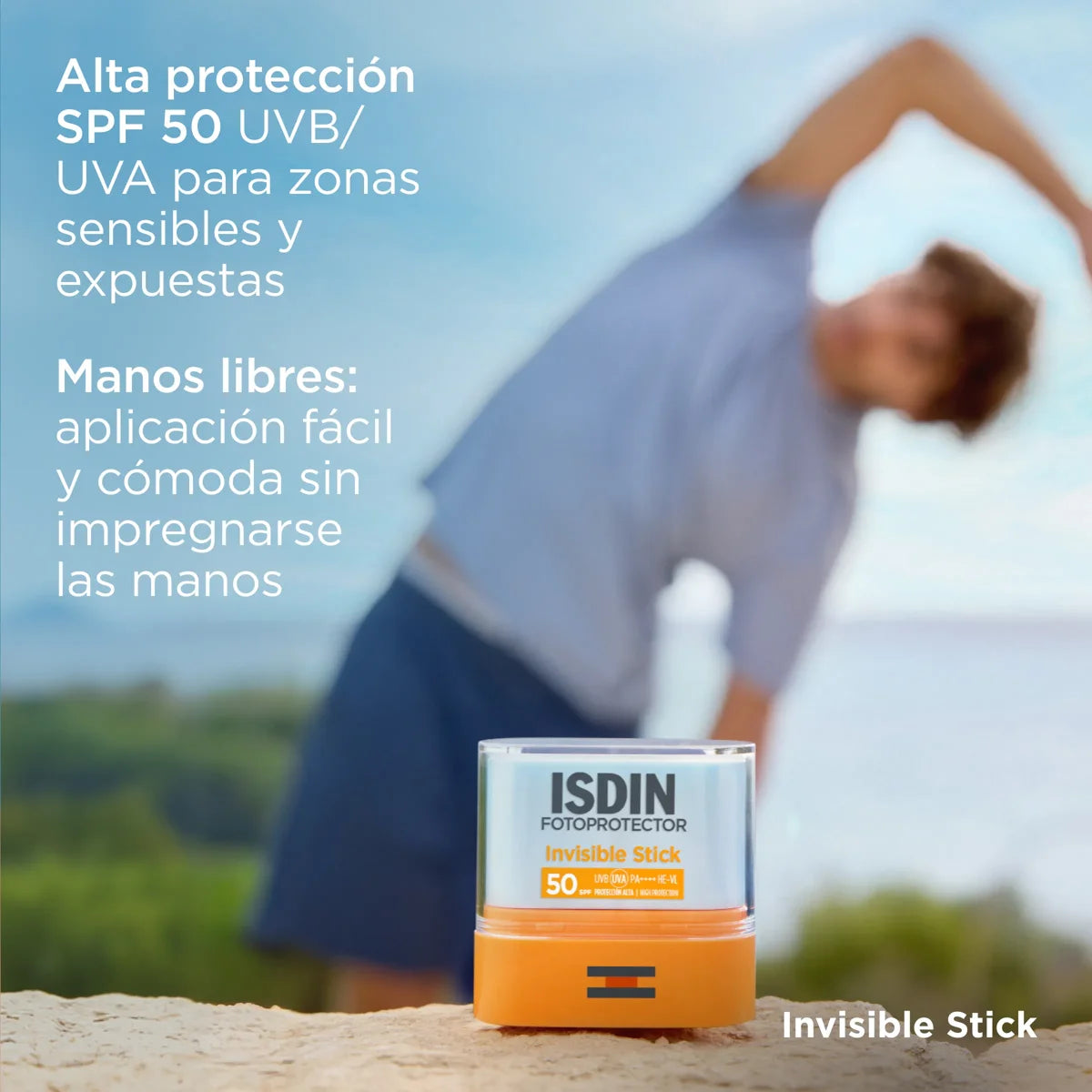 ISDIN Fotoprotector invisible stick FPS50 10g
