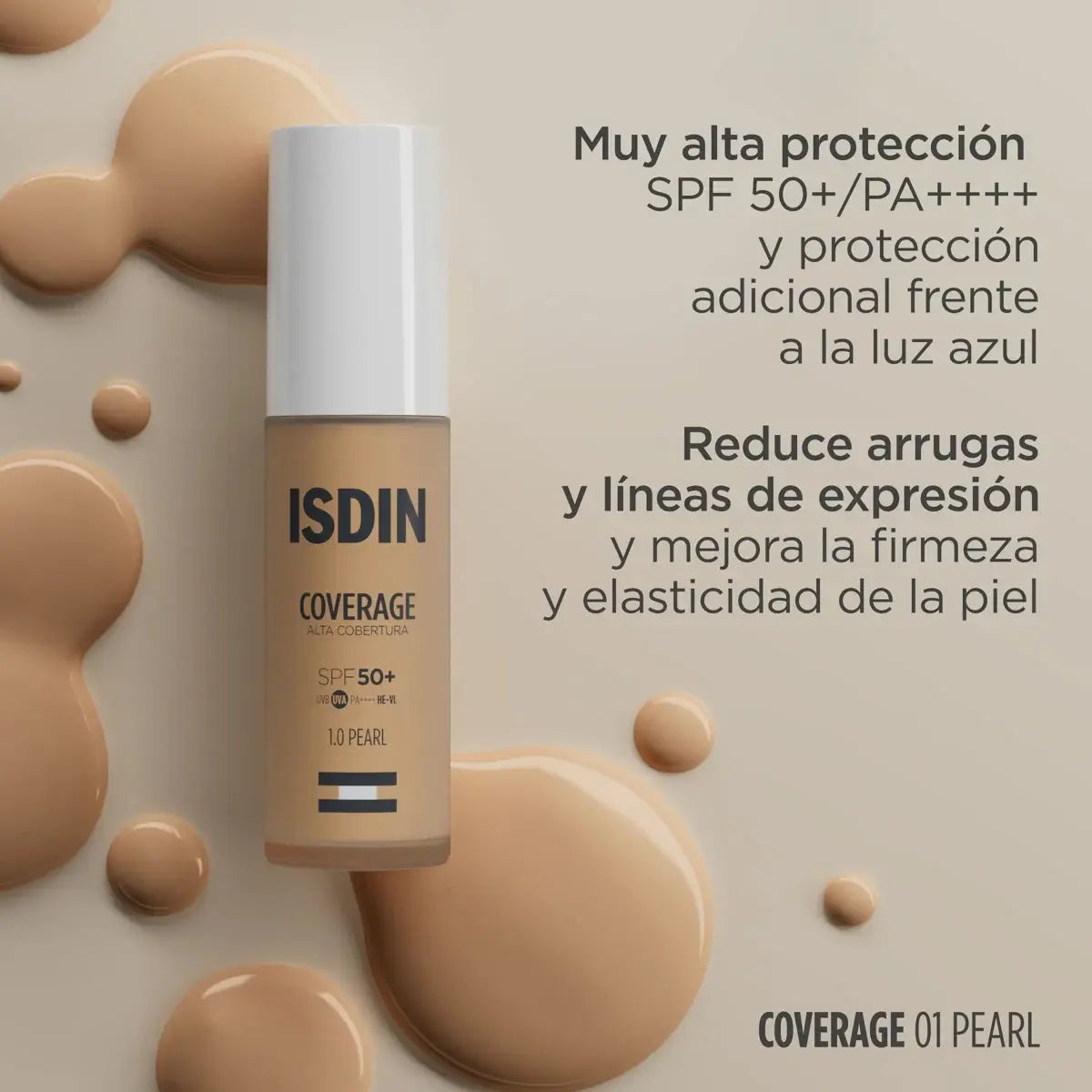 ISDIN COVERAGE FPS50+ 1.0 Pearl 30ml