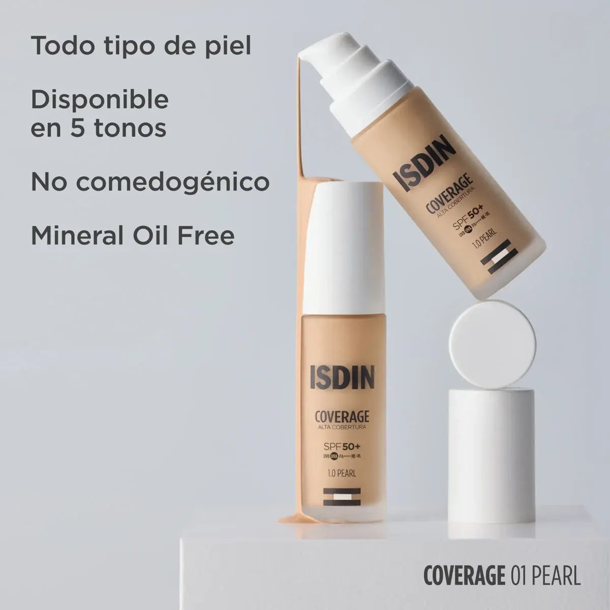 ISDIN COVERAGE FPS50+ 1.0 Pearl 30ml