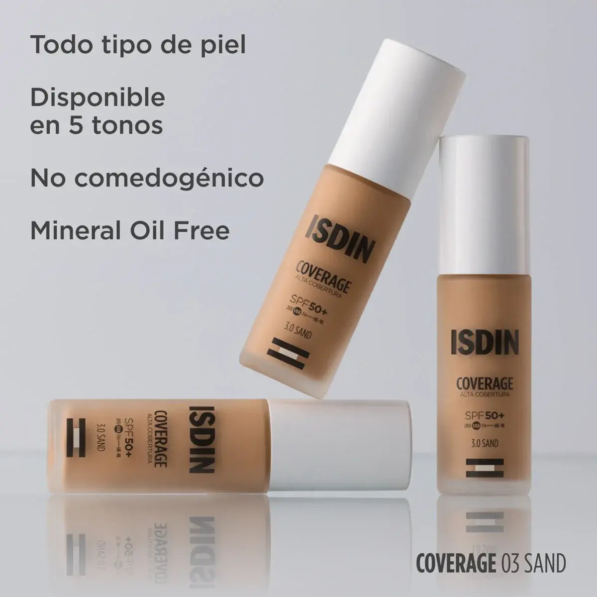 ISDIN COVERAGE FPS50+ 3.0 Sand 30ml