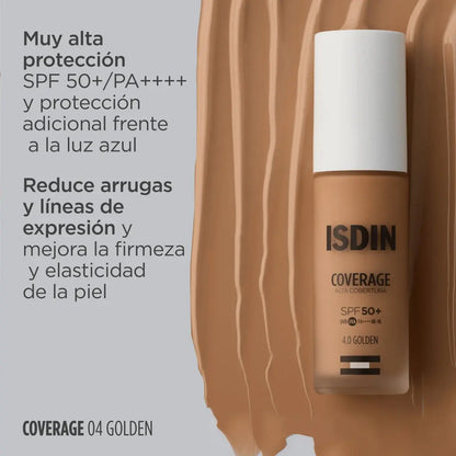 ISDIN COVERAGE FPS50+ 4.0 Golden 30ml