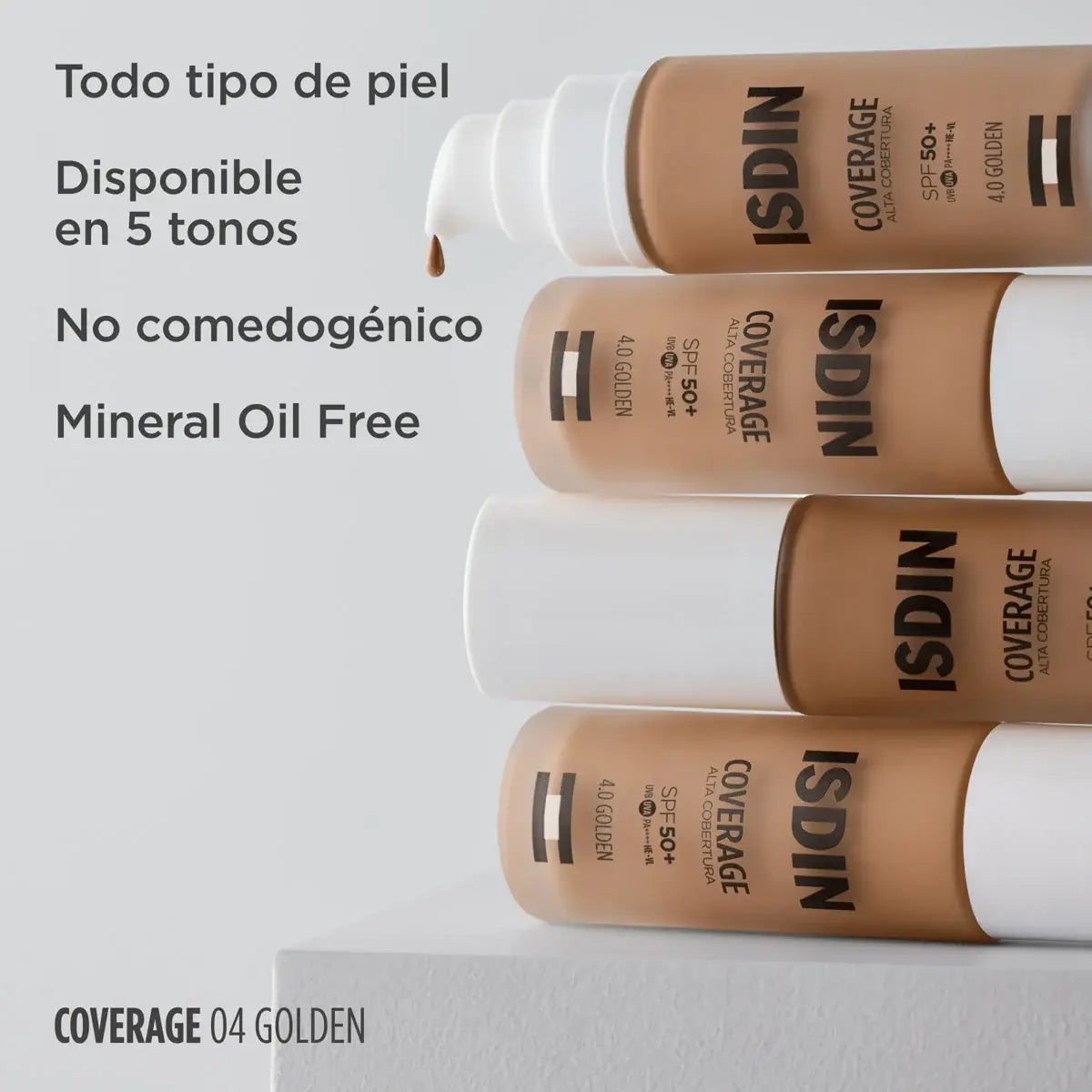 ISDIN COVERAGE FPS50+ 4.0 Golden 30ml