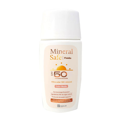 PANALAB Mineral Safe Fluido fps 50+ Color Medio