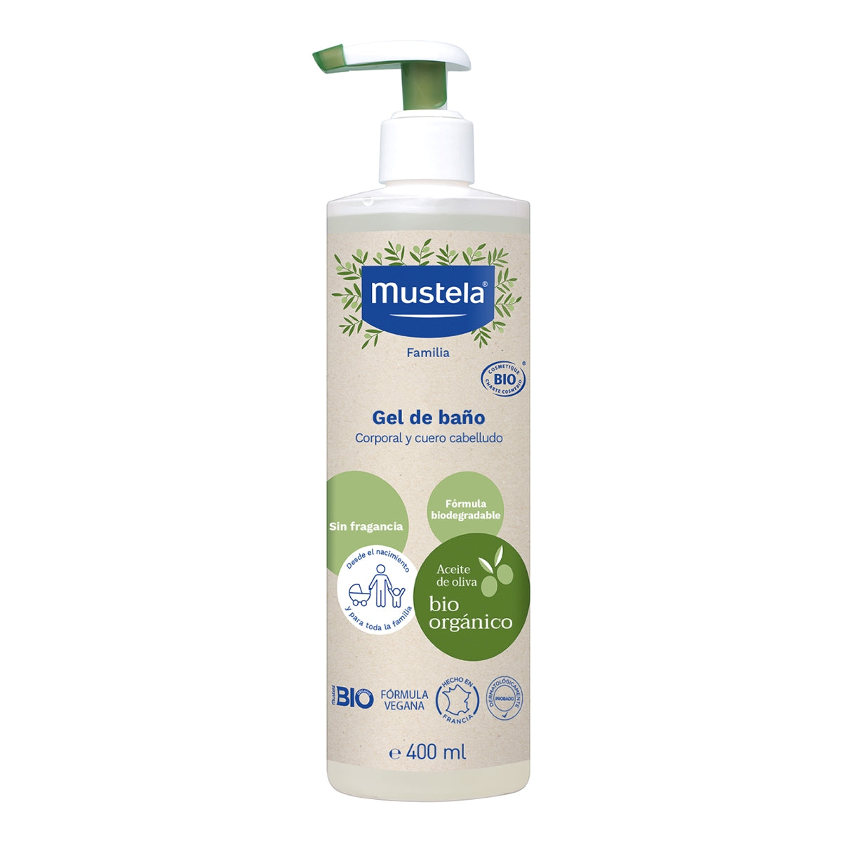 MUSTELA Gel de baño 400ml