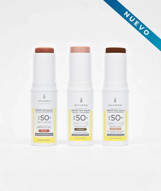 ENVERA Protector Solar en barra con color FPS 50+