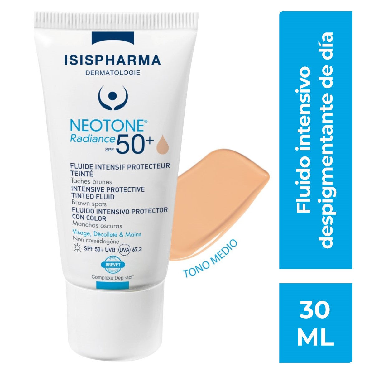 ISISPHARMA  Neotone Radiance Spf50+ Tinte Medio 30 M
