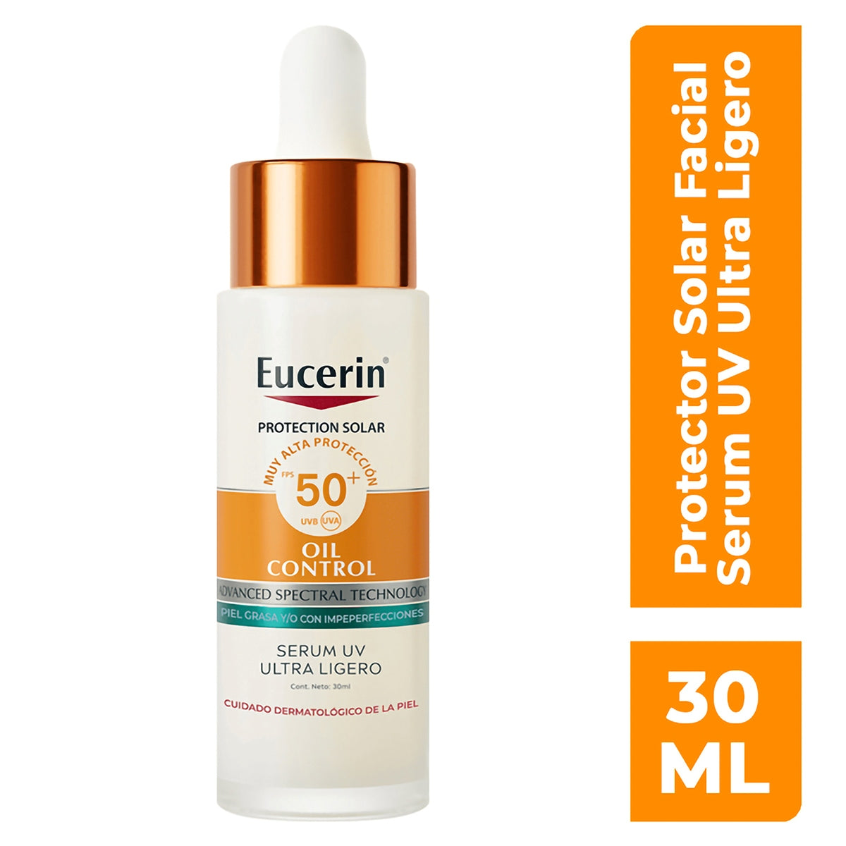 EUCERIN Oil control serum ultra ligero FPS50+ 30ml