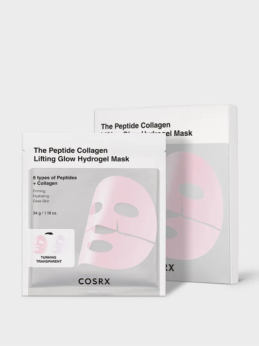 COSRX The Peptide collagen lifting glow hydrogel mask 3pz
