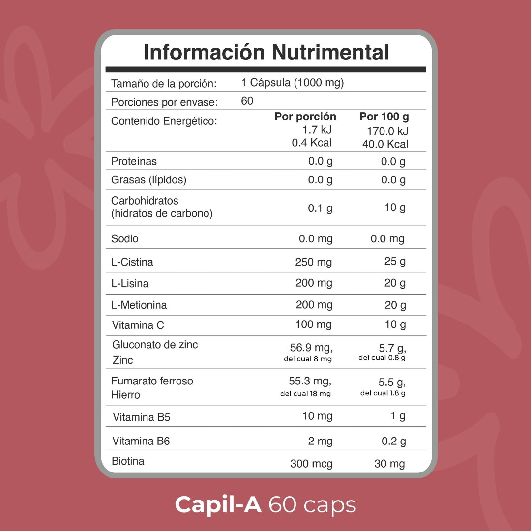 BIOBO LABS profemme Capil-A 60caps 1g vegetal