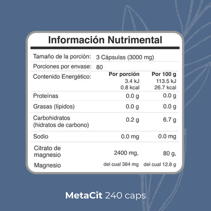 BIOBO LABS Promine Metacit 240caps 1000mg vegetal