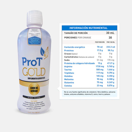 ProTGOLD Proteína líquida de colágeno nano hidrolizado 887ml — vista 2 del producto suplementos de proteína