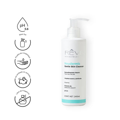 RÉVE Neudermic gentle skin cleanser 240ml
