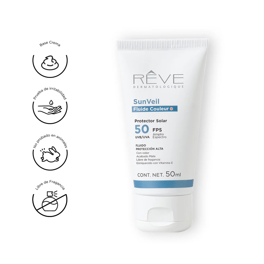 RÉVE SunVeil fluide color 50ml