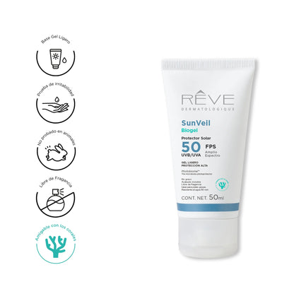 RÉVE SunVeil biogel 50ml