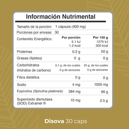 BIOBO LABS revigen disova 30caps