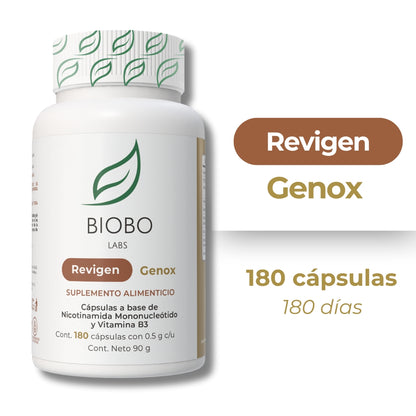 BIOBO LABD revigen genox 180caps 500mg vegetal