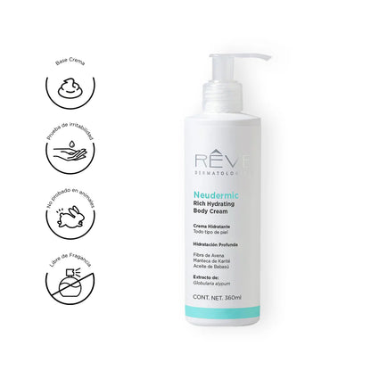 RÉVE Neudermic rich hydrating body cream 360ml