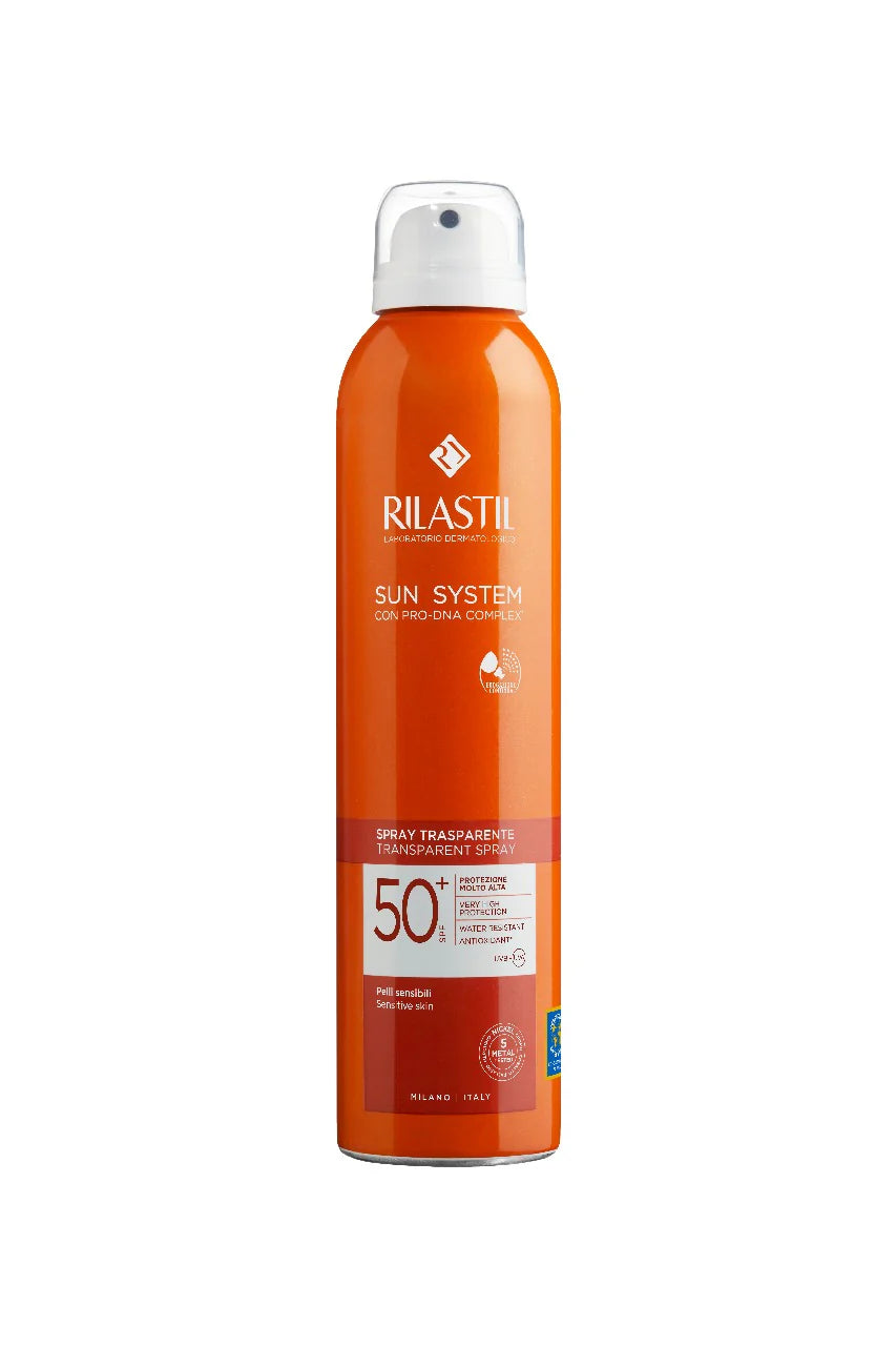 RILASTIL SUN SYSTEM PPT TRANSPARENT SPRAY SENSITIVE SKIN SPF50+ 50ML