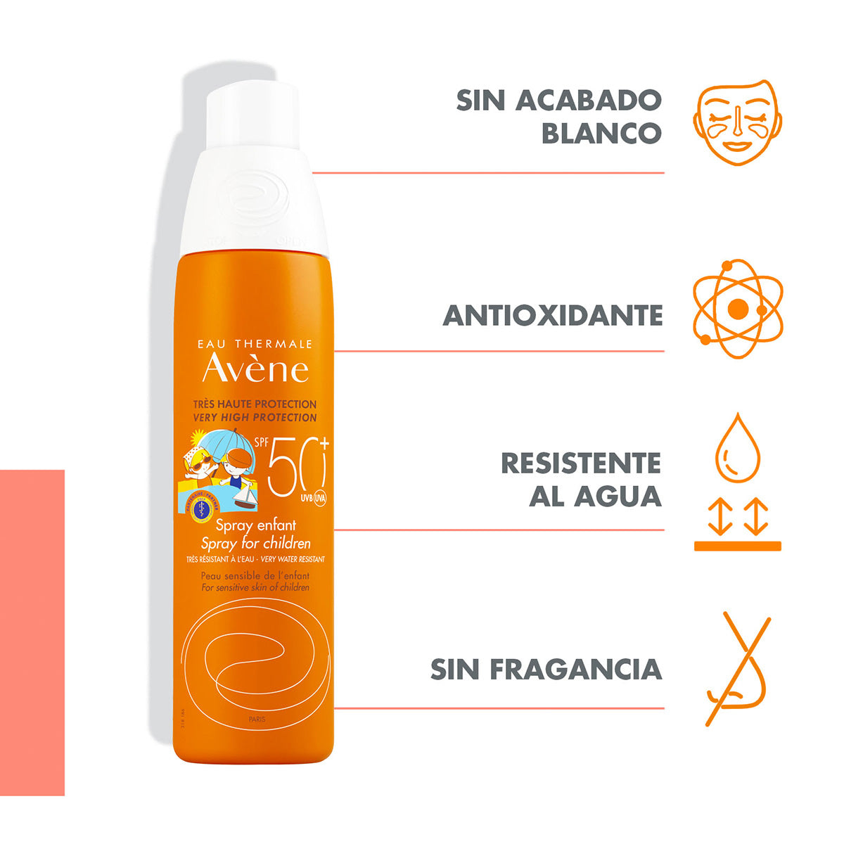 AVENE Spray niños fps50+ 200ml