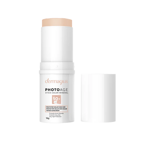 Dermagius Photoage protector solar stick mineral color spf50+ Tono claro 16g