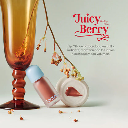 TOCOBO Juicy Berry plumping lip oil BITER BROWN 4gr