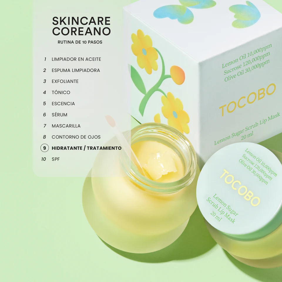 TOCOBO Lemon sugar scrub lip mask 20ml